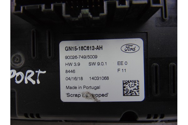 GN15-18C612-AH MANDO CLIMATIZADOR FORD ECOSPORT (CR6) Trend 2018 GN15-18C612-AH 204825 FORD - 2