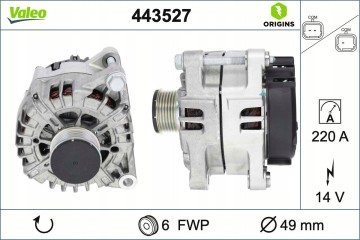 Alternator for DS DS 7 CITROEN BERLINGO BERLINGO MINIVAN C3 AIRCROSS I Catalog number of the part VIC 216315