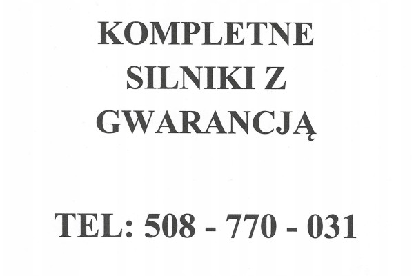 ENGINE COMPLETE RENAULT LAGOON 3 2 0 DCI 150KM M9R 814 FULL WARRANTY Catalog number of the part 1