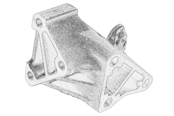 Engine cushion for FIAT DUCATO 2 3D 04 15