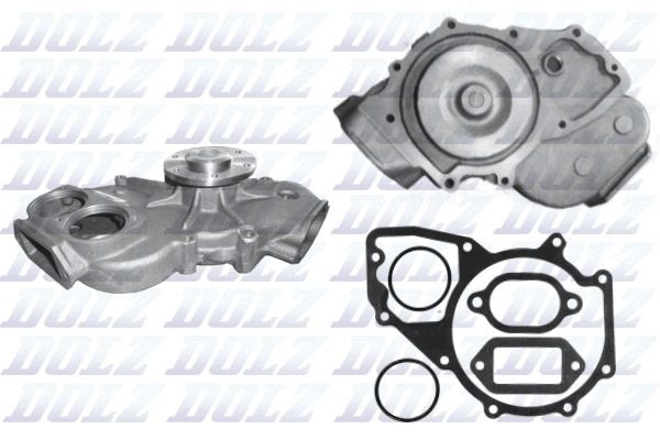 Coolant pump DOLZ M669 for MERCEDES AXOR AXOR 2 CITARO O Catalog number of the part VIC 238083