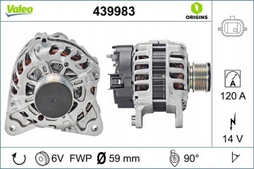 Alternator for DACIA DOKKER DOKKER MINIVAN DUSTER DUSTER SUV LODGY