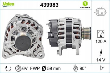 Alternator for DACIA DOKKER DOKKER MINIVAN DUSTER DUSTER SUV LODGY