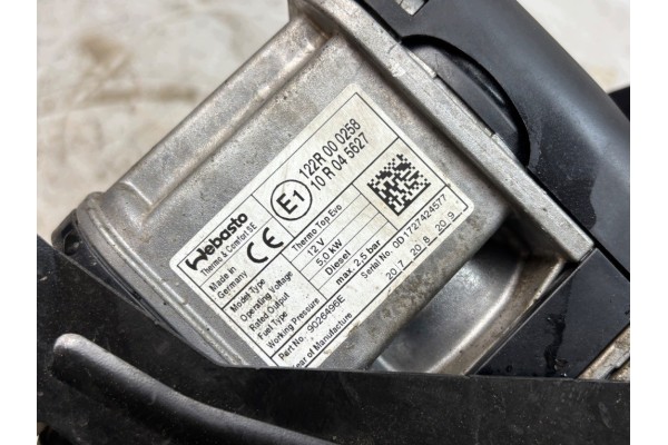 VOLVO V90 II Cross Country 236 Auxiliary Heater Parking Heater Catalog number of the part 9026496E