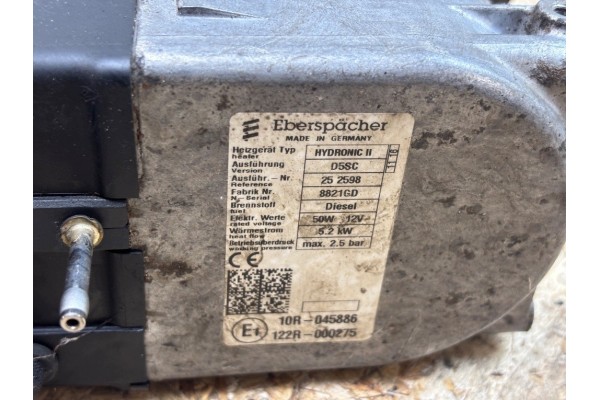 FORD RANGER TKE Additional heater for packing webasto 2016 2043249 Catalog number of the part 2043249
