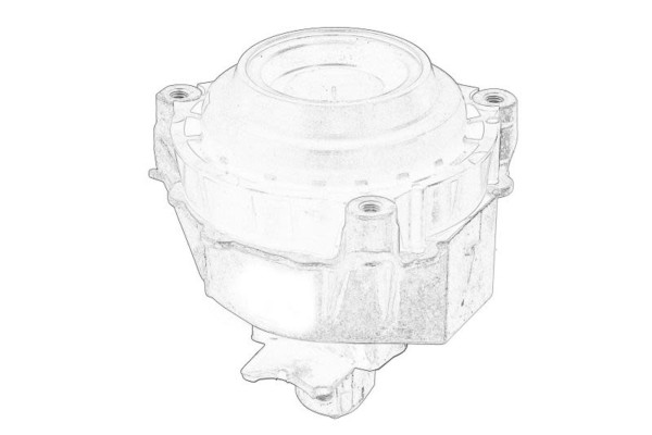Gearbox mounting element 22 11 7 581 618