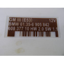 6905842 MODULO ELECTRONICO BMW SERIE X5 (E53) 6905842 MODULO ELECTRONICO BMW SERIE X5 (E53)