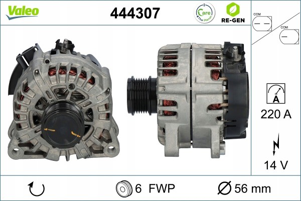 Alternator for FORD KUGA III TOURNEO CONNECT V408 MPV TRANSIT Catalog number of the part VIC 489560