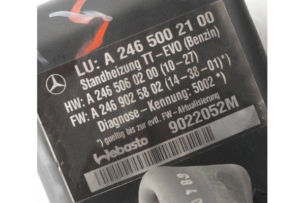 Calefactor estacionario WEBASTO para Mercedes W246 W242 A2465002100 90