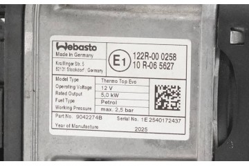 Calefactor estacionario WEBASTO para VW Golf VIII 5WA815005S