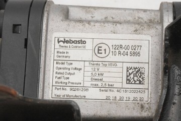 PARKING HEATER WEBASTO VW TOURAN III 1K0815007CJ 9026129B Version European