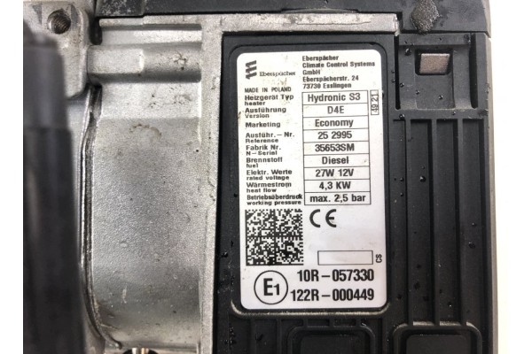 RENAULT KANGOO III Box Body MPV Additional heater for packaging Car type cargo vans
