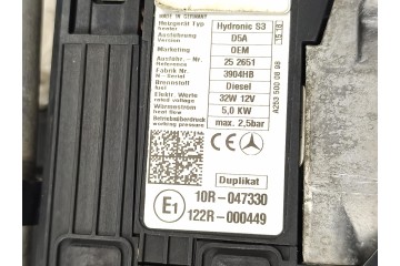 Parking heater Webasto diesel Mercedes GLC X253 253 2015 Version European