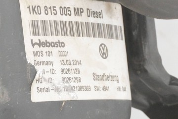 Calefactor estacionario WEBASTO para VW Tiguan 1K0815005MP 9026129B