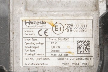 Calefactor estacionario WEBASTO para VW Caddy III y Touran I 1K0815065