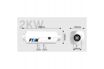 Parking heater 12V 2kW diesel LCD heater FDIK with remote control Product weight with unit packaging 7 2 kg