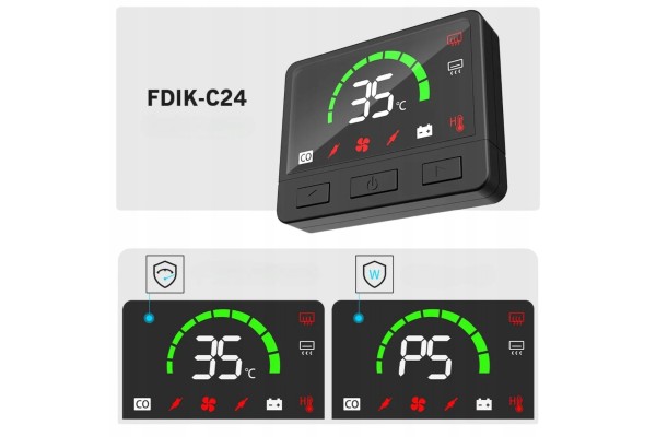 Parking heater 12V 2kW diesel LCD heater FDIK with remote control Customs tariff code 85414300