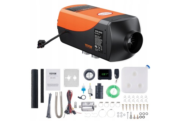Stop Heating 8kW 12V Heater Oil Full Mounting Kit Pilot Car type passenger cars cargo vans RVs 4x4 SUV