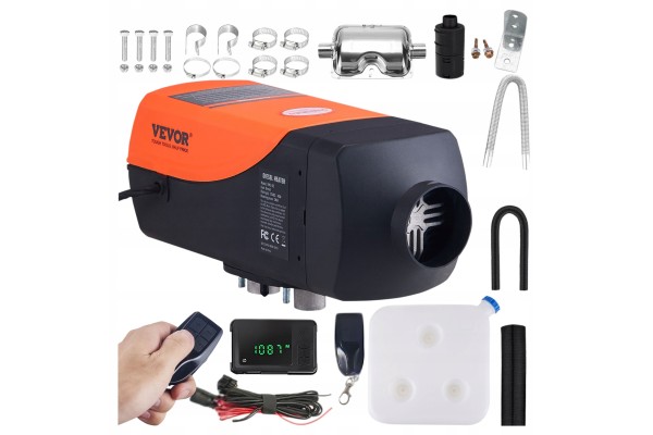 Stop Heating 2kW 12V Heater Oil Full Mounting Kit Pilot