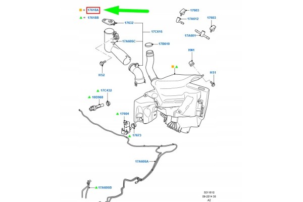 Depósito de líquido limpiaparabrisas FORD MONDEO MK4 6M21-13K163-AF 14