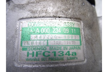 A0002340911 COMPRESOR AIRE ACONDICIONADO MERCEDES-BENZ CLASE E (BM 210) BERLINA 300 Diesel (210.020) 1997 A0002340911 211934 MER