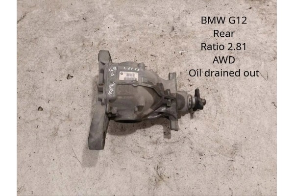 Rear reducer BMW 7 G11 G12 984636902 gasoline 390kW 2021