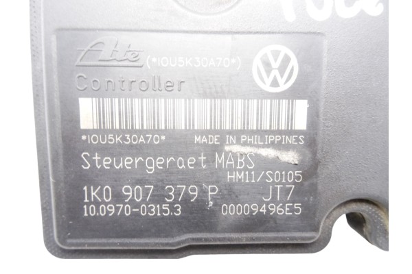 1K0614117J  ABS SEAT TOLEDO (5P2) Sport-up 2006 1K0614117J 211611 SEAT - 1