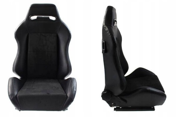 Sports chair R LOOK Leather Black Part manufacturer MTuning