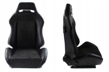 Sports chair R LOOK Leather Black Part manufacturer MTuning