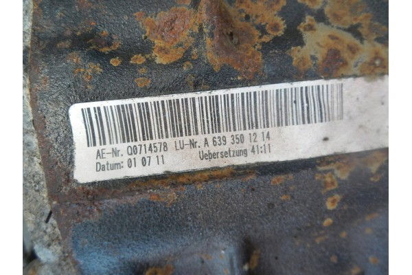 Puente trasero diferencial VITO VIANO 639 lift 41 11