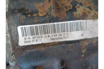 Puente trasero diferencial VITO VIANO 639 lift 41 11
