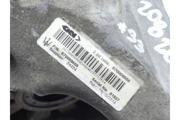 DIFFERENTIAL BRIDGE REAR MASERATI GHIBLI 3 0 V6 670009608 Catalog number of the original 670009608