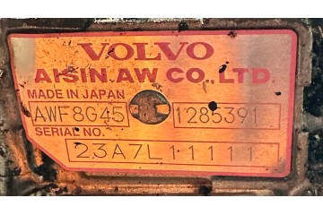 Jak nowa skrzynia biegow Volvo XC60 II B4 AWF8G45 1285391 Engine type diesel