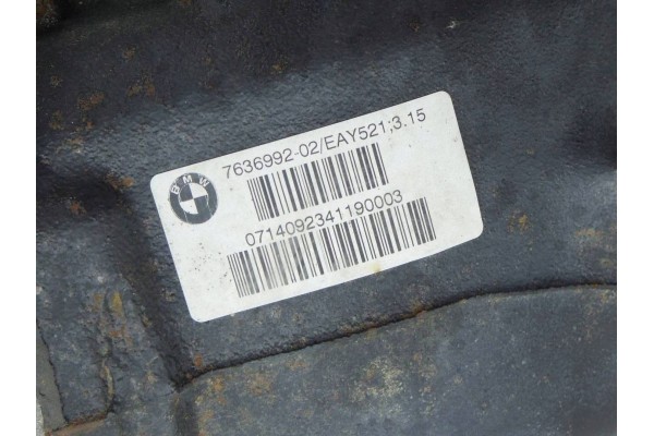 Puente diferencial trasero 3.15 BMW X5 F15 X6 F16 3.0D 7636996