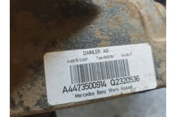 Diferencial trasero Mercedes-Benz Vito Viano W447 A4473500914