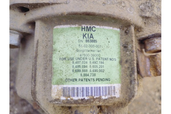 2 0 crdi sportage II tucson I dyfer tylny 06 10 Catalog number of the part 2341678