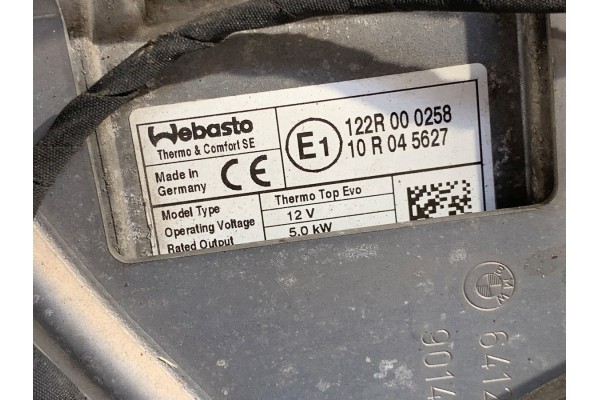 WEBASTO BMW F11 9330617 Kombi 3 0 09 17 Product weight with unit packaging 5 kg