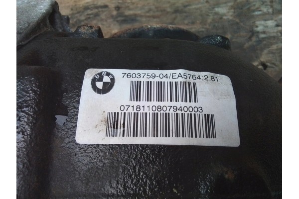 Rear reducer BMW 1 F20 760375904 3 0L gasoline 250kW 2018 Catalog number of the part 760375904