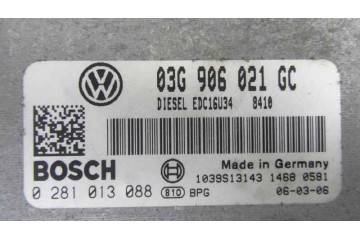 03G906021GC CENTRALITA MOTOR UCE VOLKSWAGEN TOURAN (1T1) Highline 2006 03G906021GC 163370 VOLKSWAGEN - 2