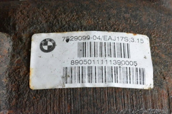 Rear reducer BMW 3 E90 7529099 2 0L diesel 105kW 2011 Part manufacturer BMW OE
