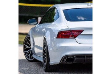 Rear bumper diffuser Audi A7 SLINE 15 18 RS look RS7 full black gloss Customs tariff code 87082990