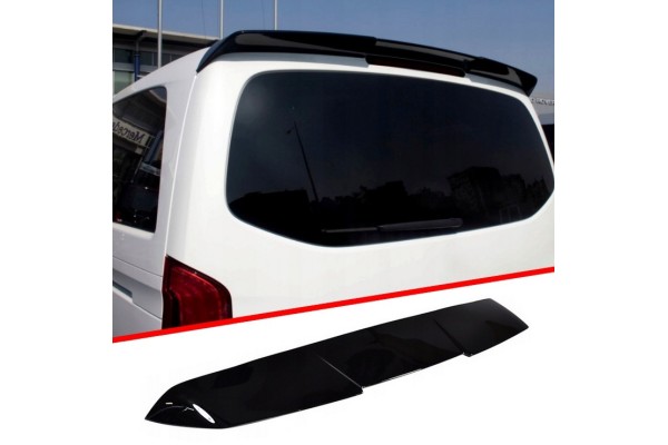 Spoiler shuttlecock flap Mercedes VITO W447 14 18 visor black gloss with ABS