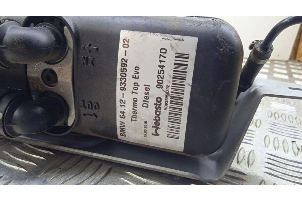 Webasto BMW X6 F16 F86 9025417D 3 0L diesel 190kW 2015 Catalog number of the original 9025417D