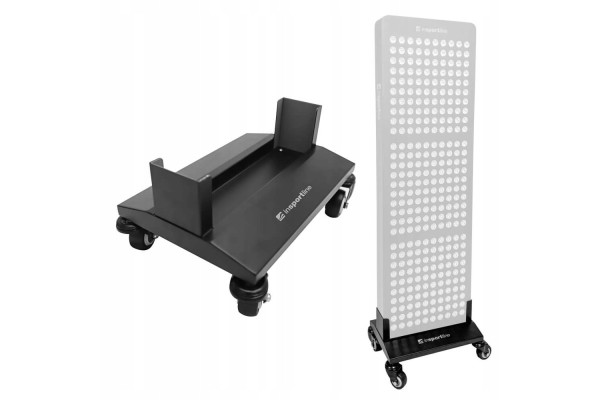 STAND FOR LED PANEL INSPORTLINE LUSTAR ON WHEELS WITH BRAKE BLACK