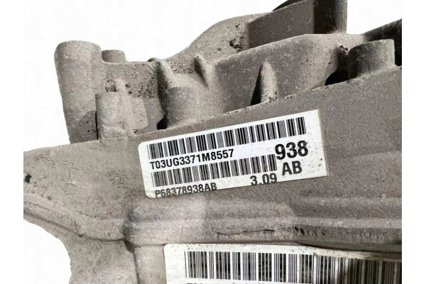 Rear reducer DODGE DURANGO WD P68378938AB 5 7L gasoline 268kW 2021 Car type passenger cars