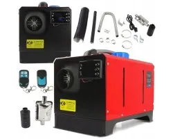 Calefactor de estacionamiento diésel VEVOR 8KW con pantalla LCD y silenciador