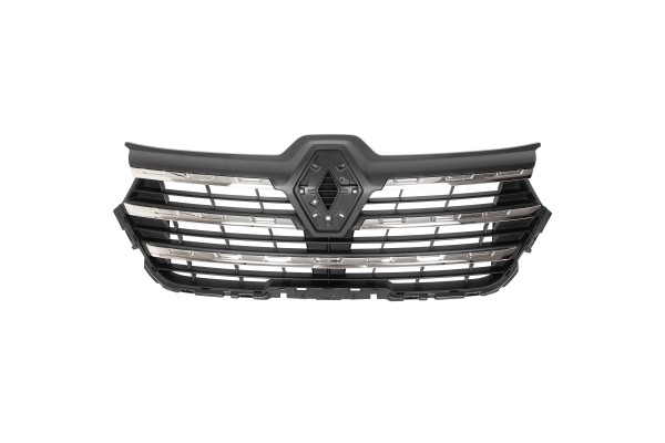 GRILL DUMMY RADIATOR GRILLE FOR RENAULT TRAFIC IV 4 2021 2024 FULL CHROME Quality of parts according to GVO P replacement with o