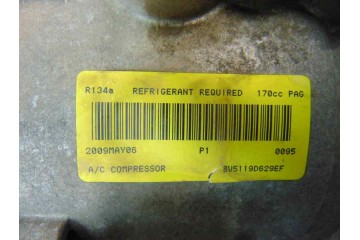8U51119D629EF COMPRESOR AIRE ACONDICIONADO FORD FIESTA (CB1) Ambiente 2009 8U51119D629EF 185763 FORD - 2