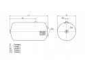Air tank pneumatic system DT SPARE PARTS 2 44359 for VOLVO Catalog number of the part 2 44359