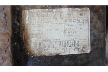 WEBASTO THERMO TOP E PETROL 66888G AUDI A4 B6 Car type passenger cars